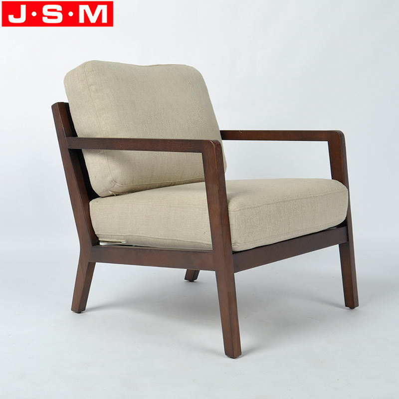 Upholstery Home Furniture Dining Room Cushion Seat Fabric Wooden Armchair
