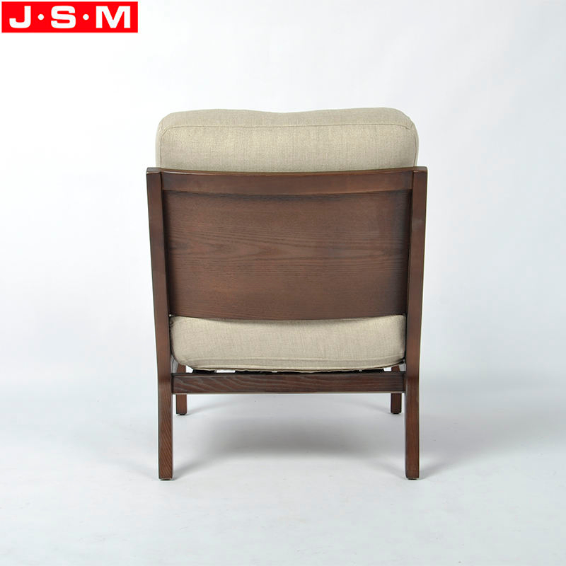 Upholstery Home Furniture Dining Room Cushion Seat Fabric Wooden Armchair