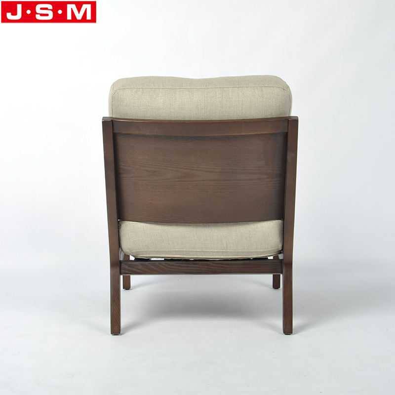 Upholstery Home Furniture Dining Room Cushion Seat Fabric Wooden Armchair