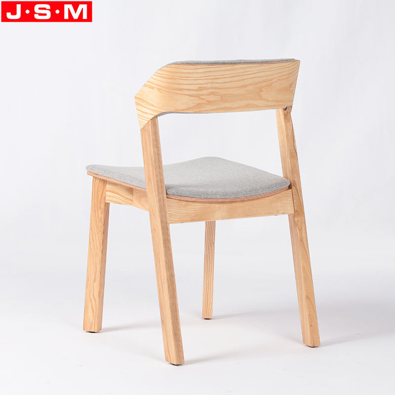 Custom Color Modern Design Restaurant Furniture Wood Chair Upholstered Dining Chairs