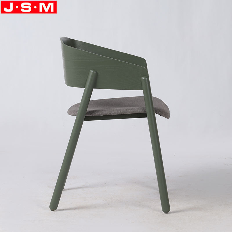 Brand New Dining Room Wood Upholstery Veneer Backrest Dinning Chairs