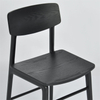 Popular Lodge Indoor Outdoor Black Ash Timber Frame Dining Chair