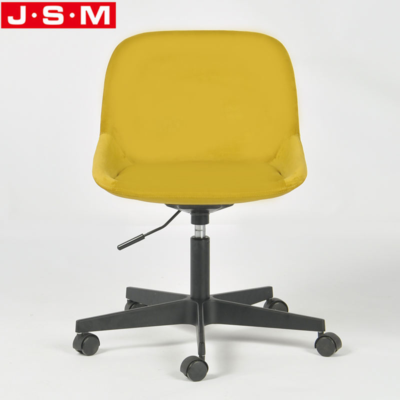 Cheap Ergonomic Design Leisure Home Yellow Wheels Swivel Office Chairs