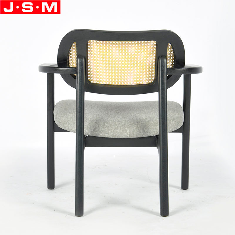 Luxury Terrace Living Room Comfortable Fabric Accent Leisure Lounge Chair Upholstered Wood Frame Armchair
