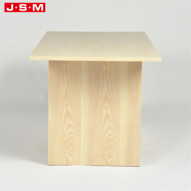 Luxury Design Rectangular Outdoor 6 Seater Solid Wood Dining Table Set