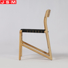 Wholesale Weave Seat Dining Chair Restaurant Chair Ash Timber Wooden Frame Dinning Chair