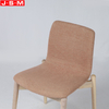 Nordic Fabric Kitchen Dining Room Furniture Chair Wooden Restaurant Dining Chair