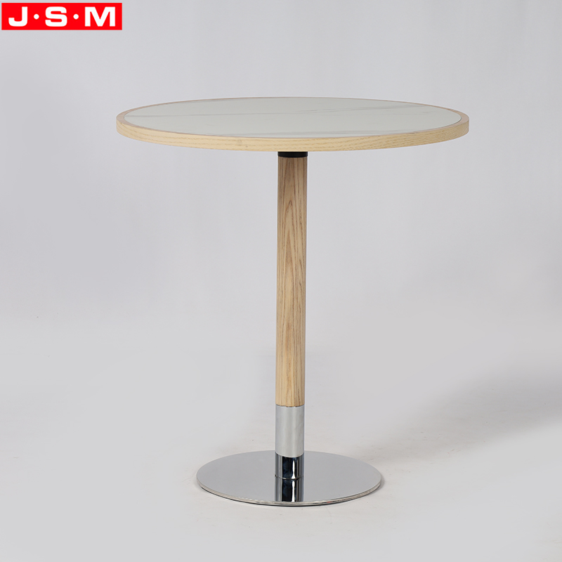 Stainless Steel Base Tea Table