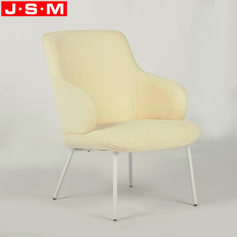Commercial Arm Chairs Comfortable Office Sofa Drawing Room Armchair With Foam And Fabric