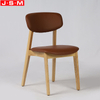 Restaurant Wooden Legs Fabric Dining Chair Restaurant Dining Room Chairs With Back