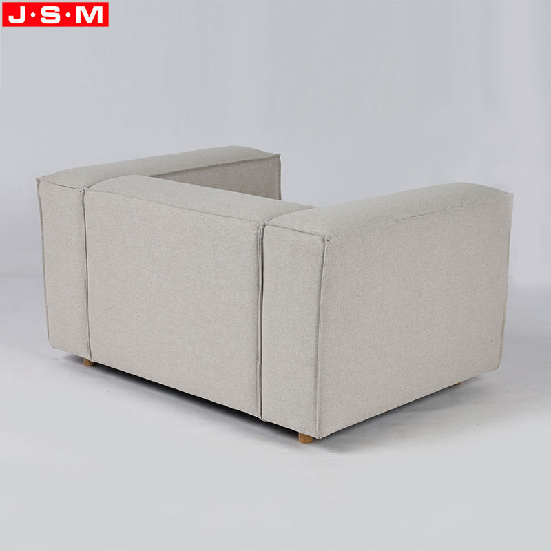 High Quality Living Room Furniture Lounge Sofa Italian Wooden Frame Fabric Sofa