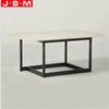 Modern And Simple Living Room Rectangle Coffee Table With Metal Frame