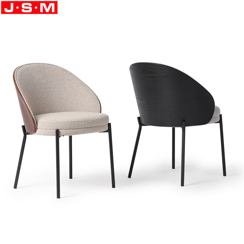 Modern Ergonomic Velvet Fabric Upholstered Luxury Living Room Furniture Leisure Dining Chair