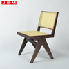 Simple Design Dining Room Outdoor Restaurant Black Wood Frame Dining Chair