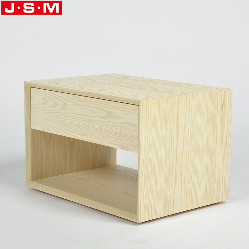 low nightstand with drawers