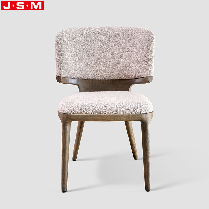 Wholesale Luxury Leather Dinning Chair Living Room Upholstery Dining Chair With Wood Legs