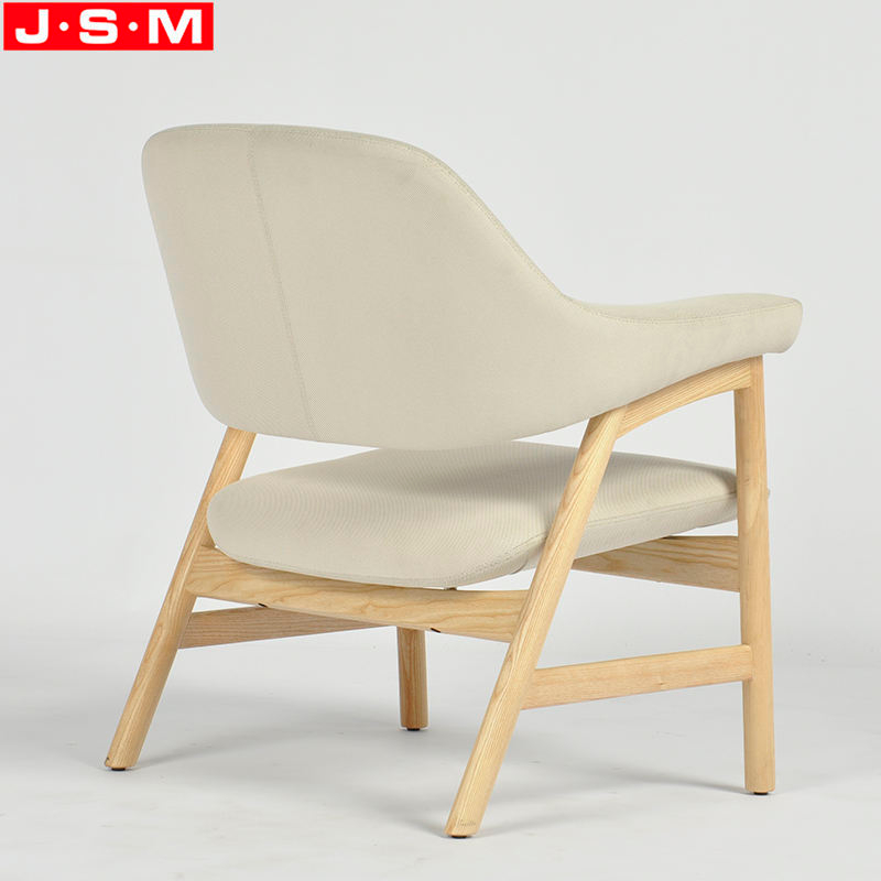 Modern Furniture Home Outdoor Garden White Textile Leisure Lounge Upholstered Accent Reclinable Chair Armchairs