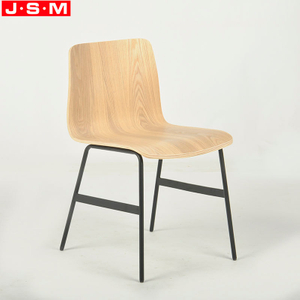 Good Quality Home Furniture Multiple Colors Veneer Seat Dining Chair
