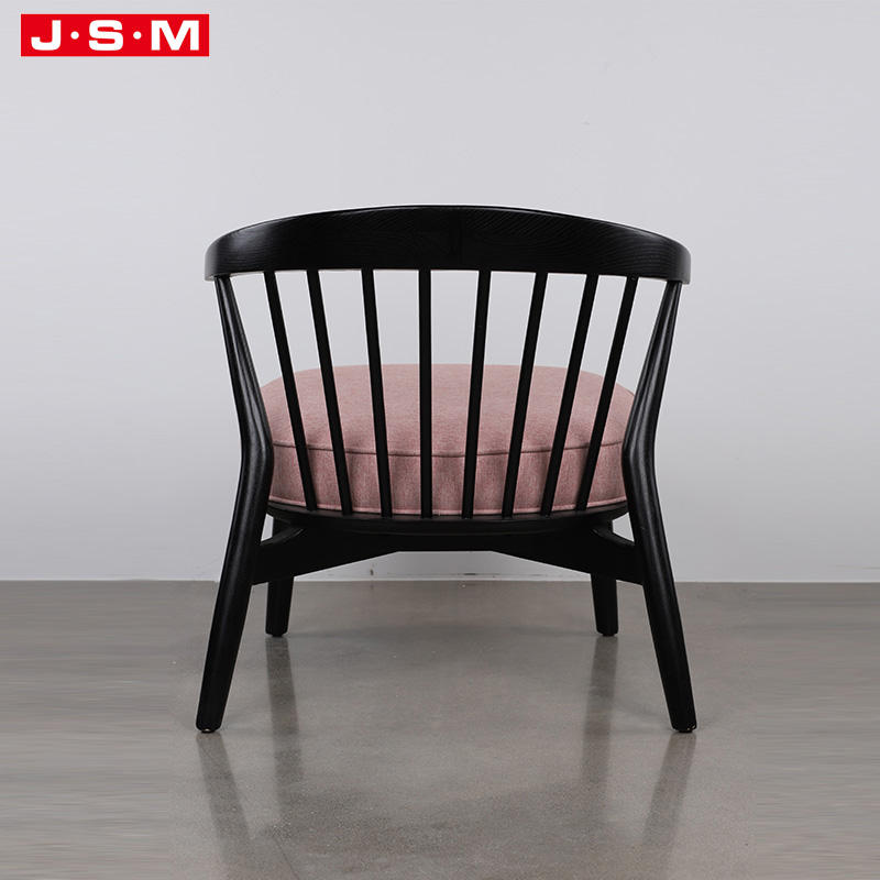 Home Furniture Cushion Seat Ash Timber Frame Reclining Brown Wood Chair