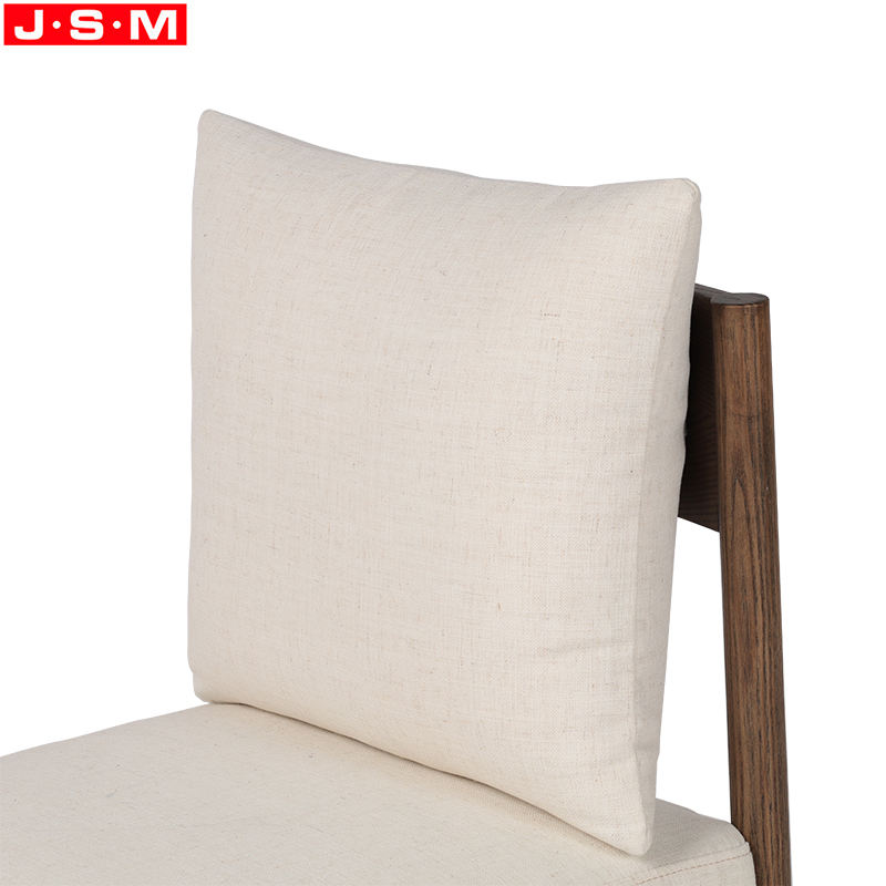 Hot Sell Modern Wooden Upholstered Leather Wood Legs Dining Chair