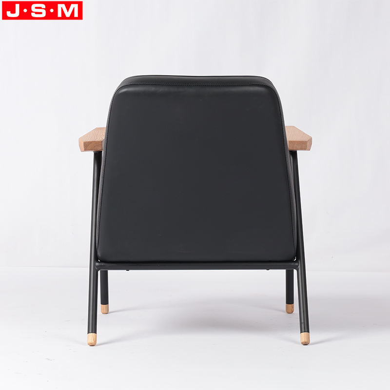 Imperial Metal Frame PU Faux Artificial Leather Armlehnstuhl Armchair