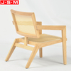 Nordic Furniture Garden Lounge Living Room Lobby Terrace Solid Wood Armchair