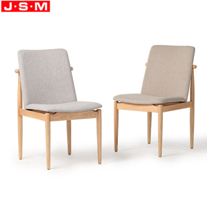 Modern Solid Wood Upholstery Fabric Restaurant Dining Chair For Dining Room Furniture