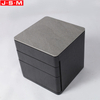 Factory Wholesale Man Made Stone Side Table Nightstand Cabinet With 3 Drawers