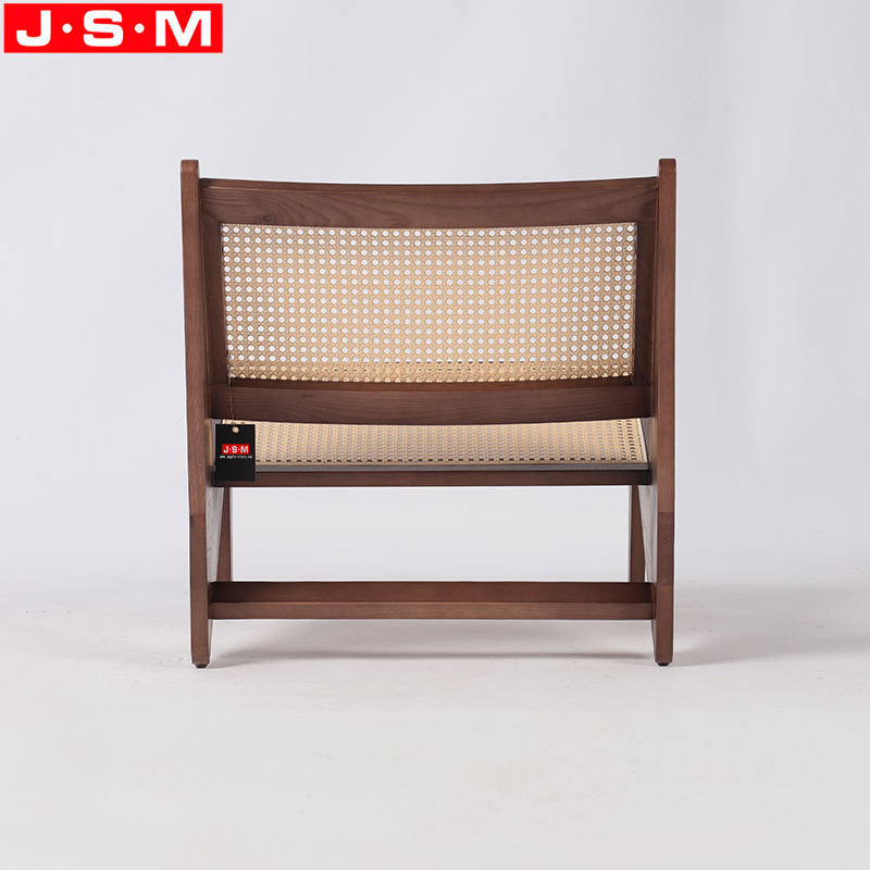 Nordic Leisure Comfortable Seat Single Armchair With Fabric Upholstered