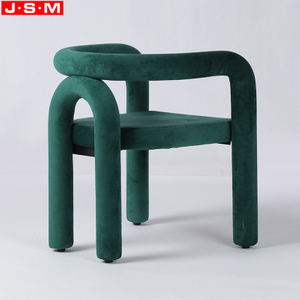Modern Living Room Graphic Sense Metal Frame Armchair With Foam And Upholstery