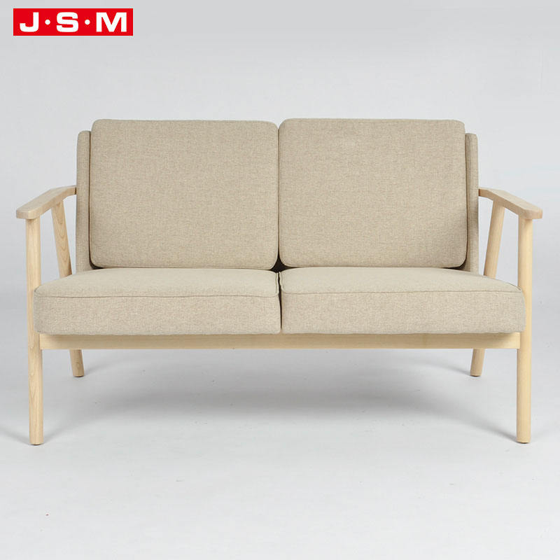 Nordic Modern L Shape Furniture Waiting Space Saver Extra Restaurante Home Wood Sofa