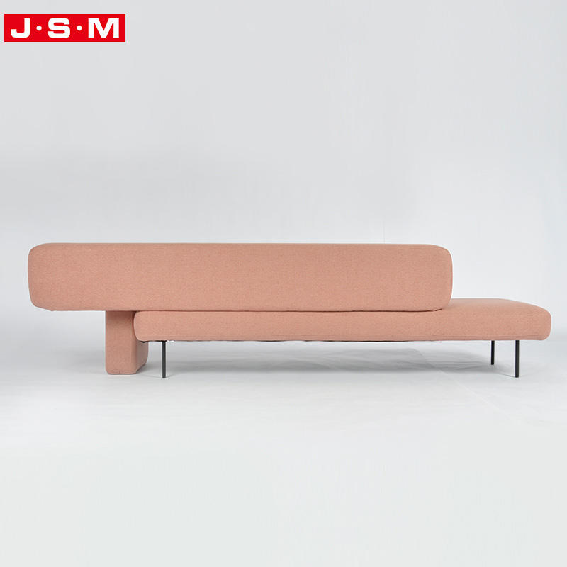 New Designs Nordic Furniture Restaurante Wedding Stage Home L Shape Fabric Sofa Set