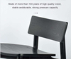 Morden Solid Wood Black Custom Logo Patio Bar And Kitchen Chair