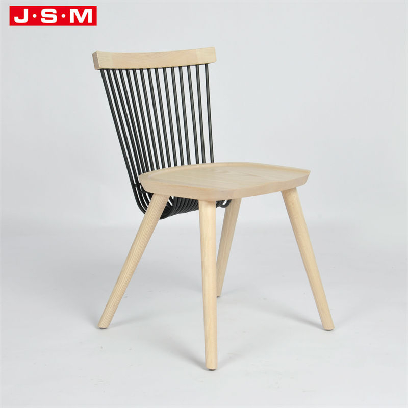 New Design Modern Wood Nordic Outdoor Gold Wood Legs Kitchen Dining Chairs