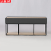 Modern Living Room Bedroom High Simple Cabinet Metal Two Drawers Cabinet