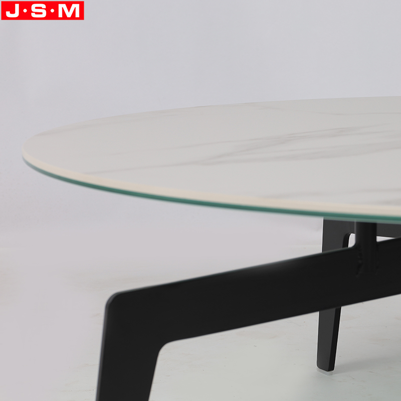 White Marble Round Coffee Table