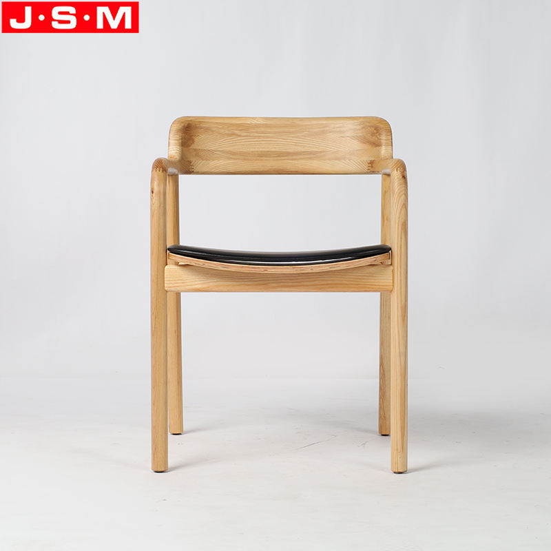 High Quality Cushion Seat Chair Ash Timer Wooden Restaurant Dining Chair
