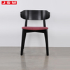 Good Quality Modern Wedding Round Ring Back Velvet Fabric Wood Cushioned Armless Restaurant Dining Chair