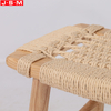 Wholesale Home Office Furniture Chair Foot Stool Woven Ottoman Stool