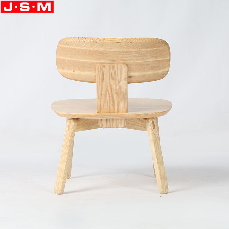 Simple Outdoor Stool Chair Living Room Ash Timber Solid Wood Armchair