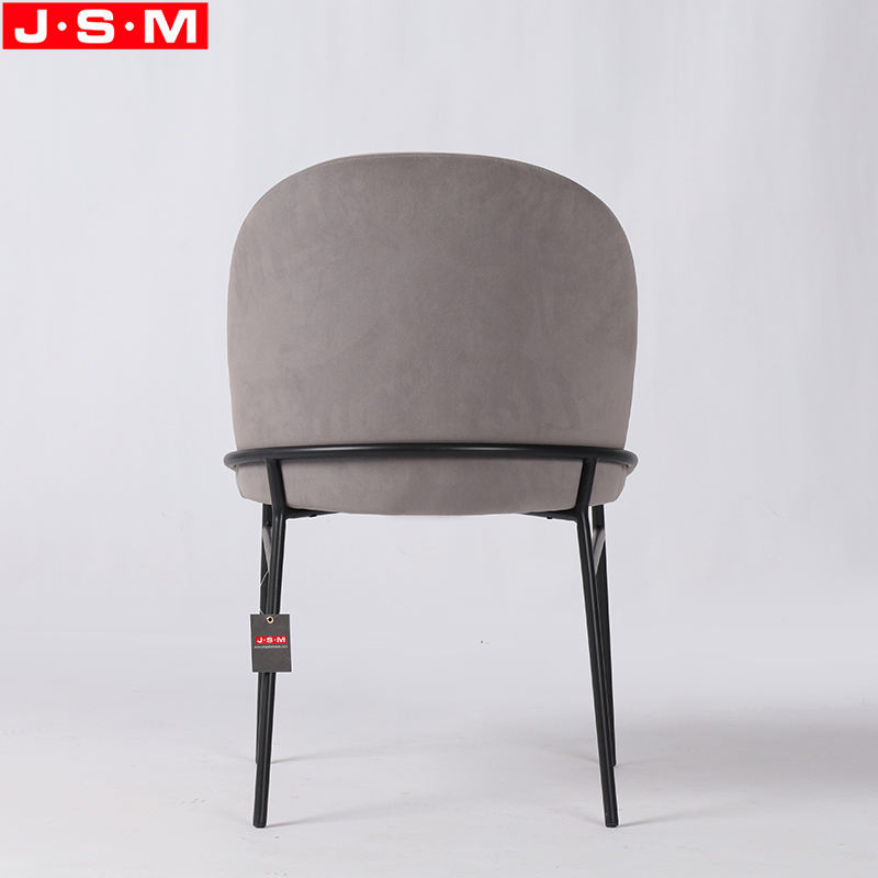 Factory Wholesale Dining Chair Fabric Pc Upholstery Dining Chair Metal Frame Chair