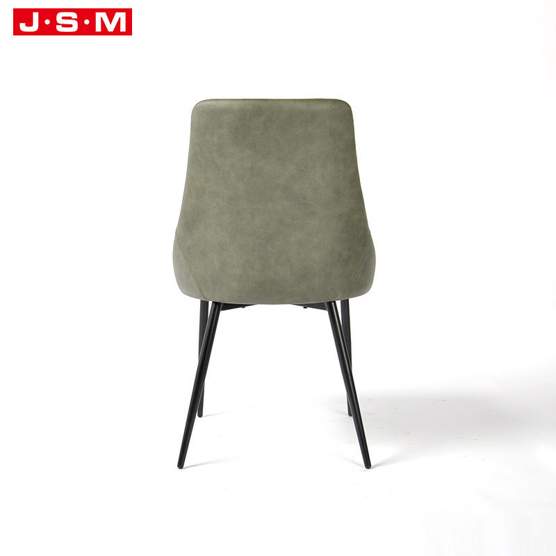 Luxury Comfy Nordic Commercial Bistro Velvet Light Wood Room High Dining Chair