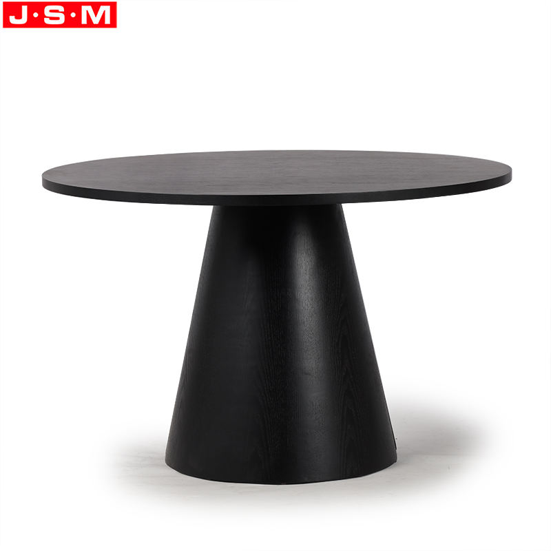 Modern Home Furniture Dinning Room Table Round Wooden Dining Table
