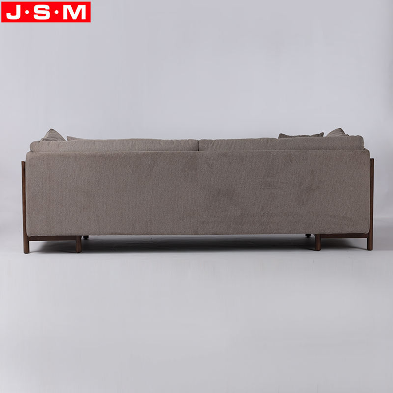 Villa Furniture Fabric Sofa Living Room Designed Sofa Couch With Wood Base