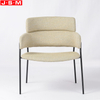 Hot Selling Dining Living Room Armchair Metal Legs Cushion Seat Armchair