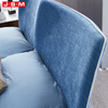 Simple Hotel Bedroom Furniture Modern Upholstered High Headboard Bed