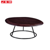 Nordic Designer Modern Solid Wood Coffee Table Side Oval Coffee Table