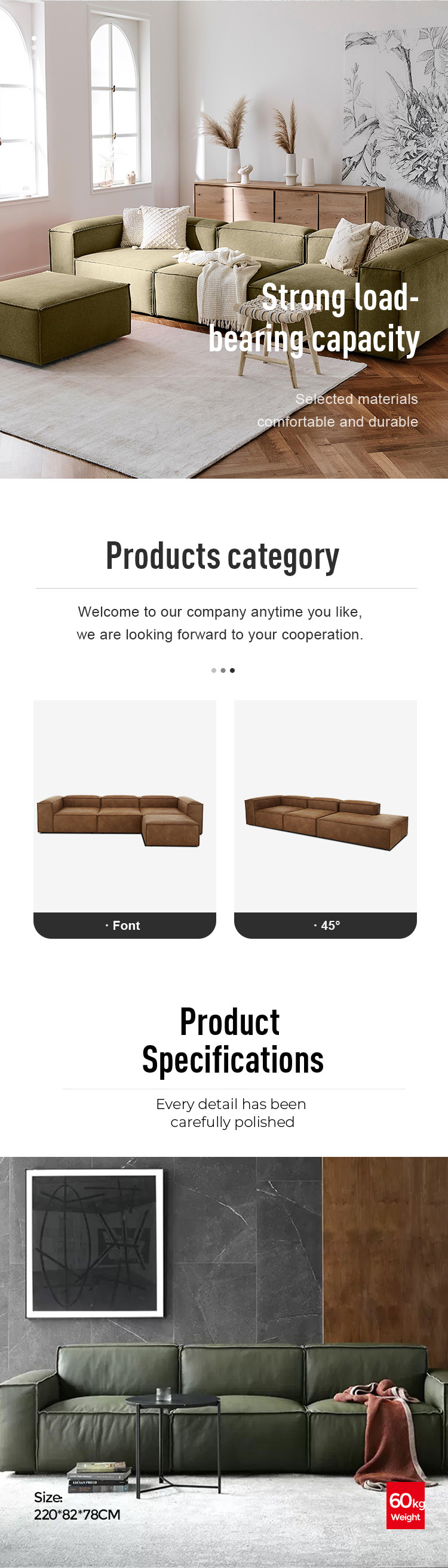 Contemporary Sectional Sofa