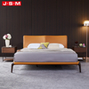 Simple Hotel Bedroom Furniture Modern Upholstered High Headboard Bed