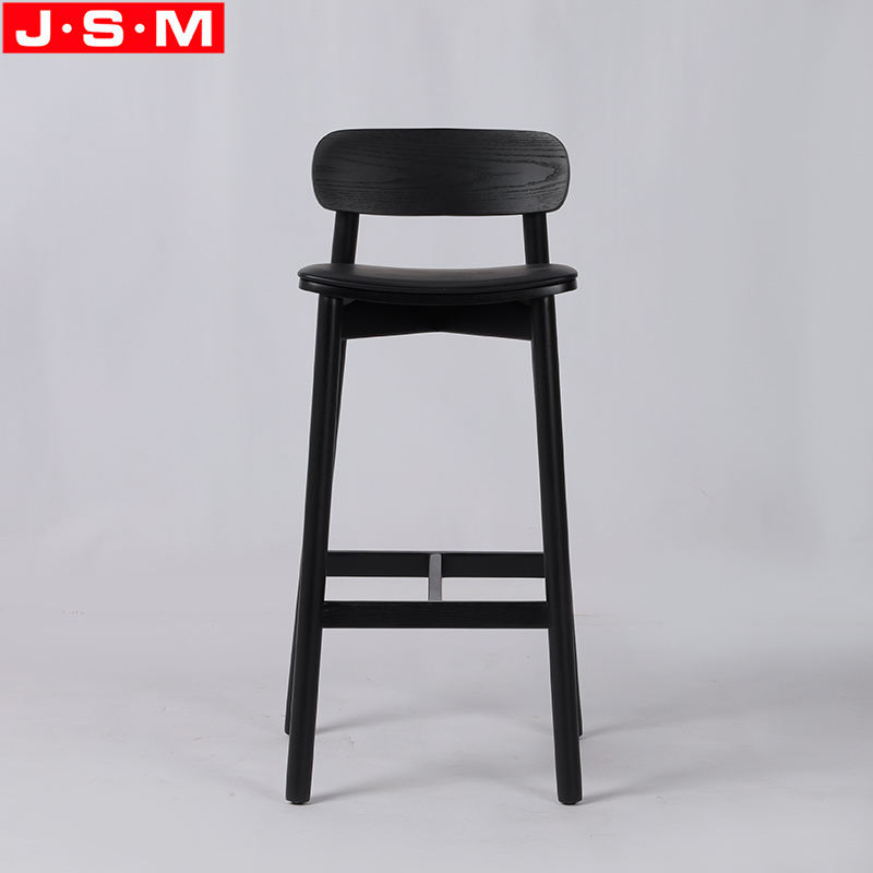 Modern Wooden Design Elegant Bar Stool Armless High Bar Stool Chair